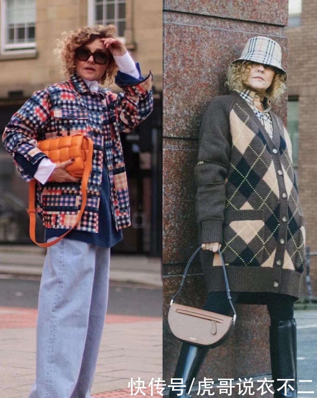 60岁的时髦奶奶好会穿，保暖漂亮全都要，甩年轻人几条街