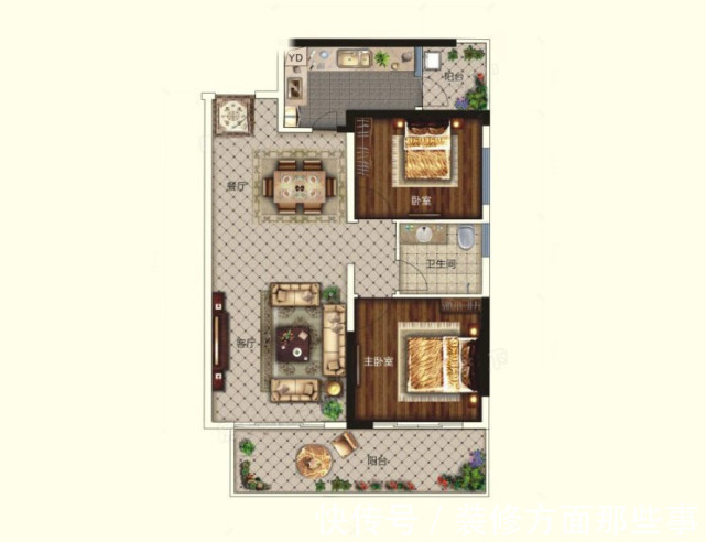 客厅|89.24平简美风二居室,给了我无与伦比的安全感