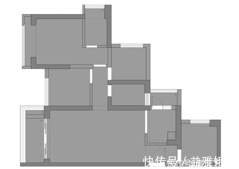 两房|年轻夫妻89㎡北欧烟粉色小家,两房并一房,拥有超大衣帽间和多功能房