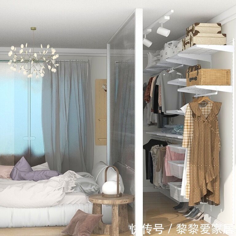 衣帽间|打破面积限制,小户型也可以拥有衣帽间!