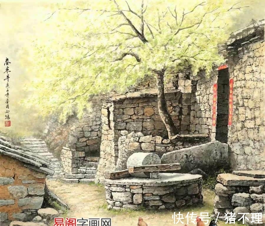 山水画&李向鸿微结构山水画 惊艳了岁月 惊艳了时光 也惊艳了世人