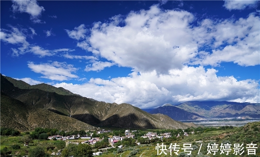 拉萨|拉萨周边的千年古村，秋天风景如画，仓央嘉措曾在此居住了3年