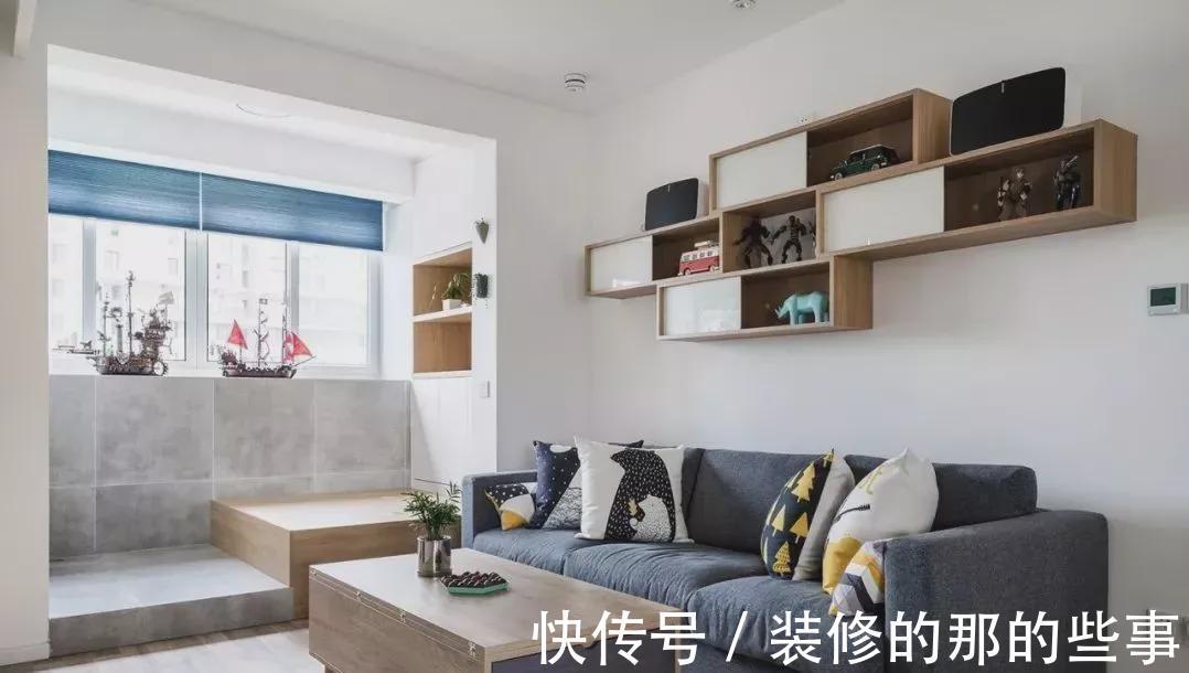 方凳|小夫妻78㎡小家比120㎡还宽敞，空间利用到极致，温馨又通透！