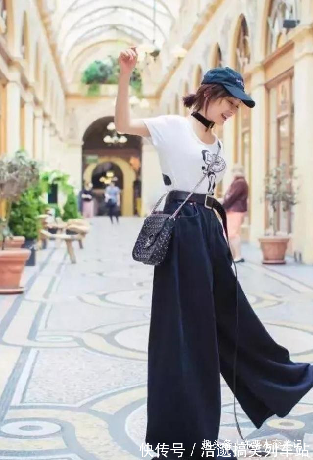 高级感 穿阔腿裤该怎么搭上衣?看三木妈亲身示范,优雅减龄超洋气