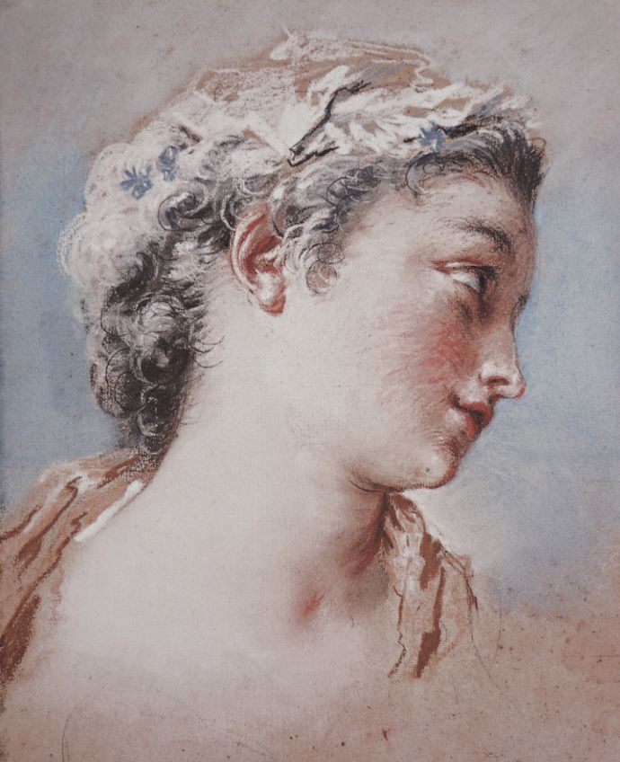 布歇@欧洲艺术家洛可可派代表弗朗索瓦·布歇素描作品欣赏