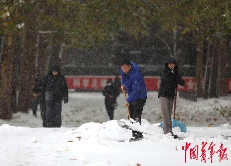 北京故宫博物院|北京初雪迎立冬