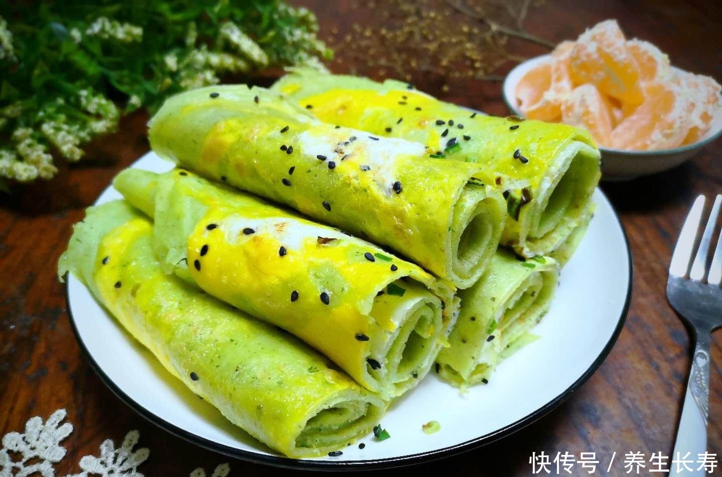  做法|秋天，我常用这菜做早餐饼，5分钟出锅，鲜香软嫩，儿子最爱吃！