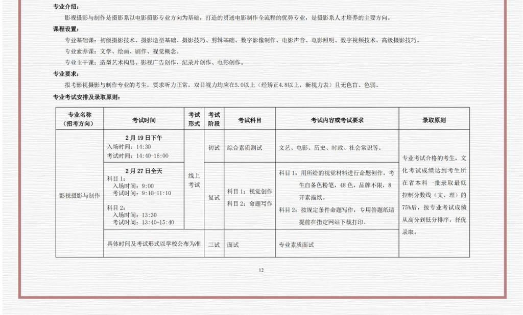 刚刚发布！北京电影学院2021年艺术类招生简章，有4大变化值得注意！