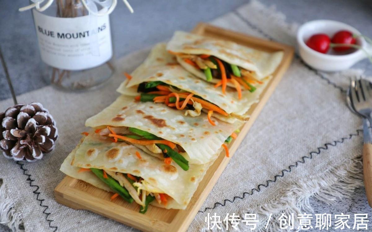 想吃|想吃口袋饼不用出去买，不发面不醒面，放凉了也不硬