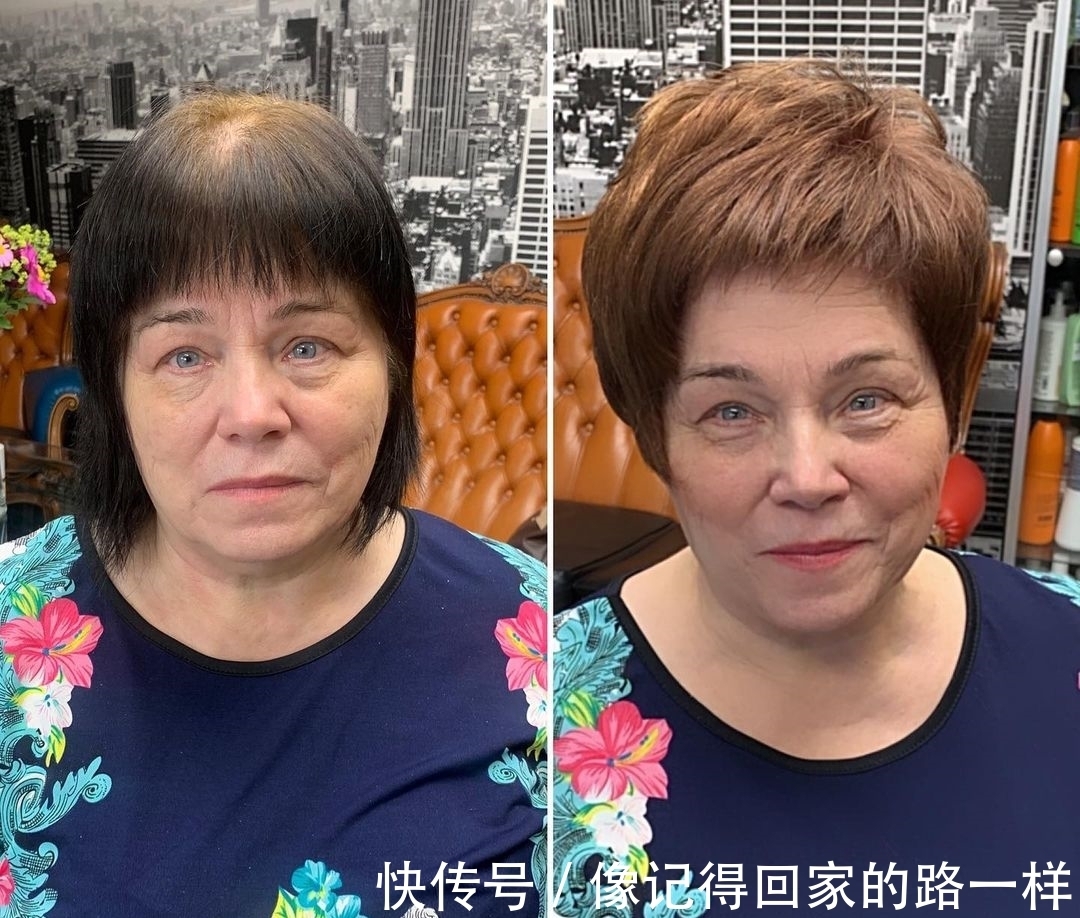 斜刘海|换发型就像换脸,中年大姐也能大不同,你看美不美