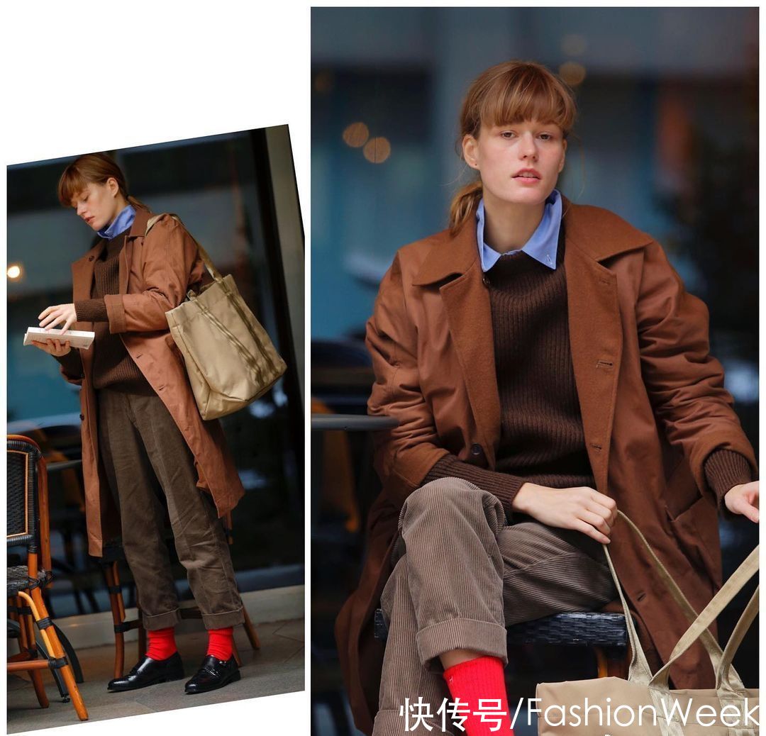 和秋冬超配的大地色，时髦典雅的穿搭，尽显优雅女人魅力