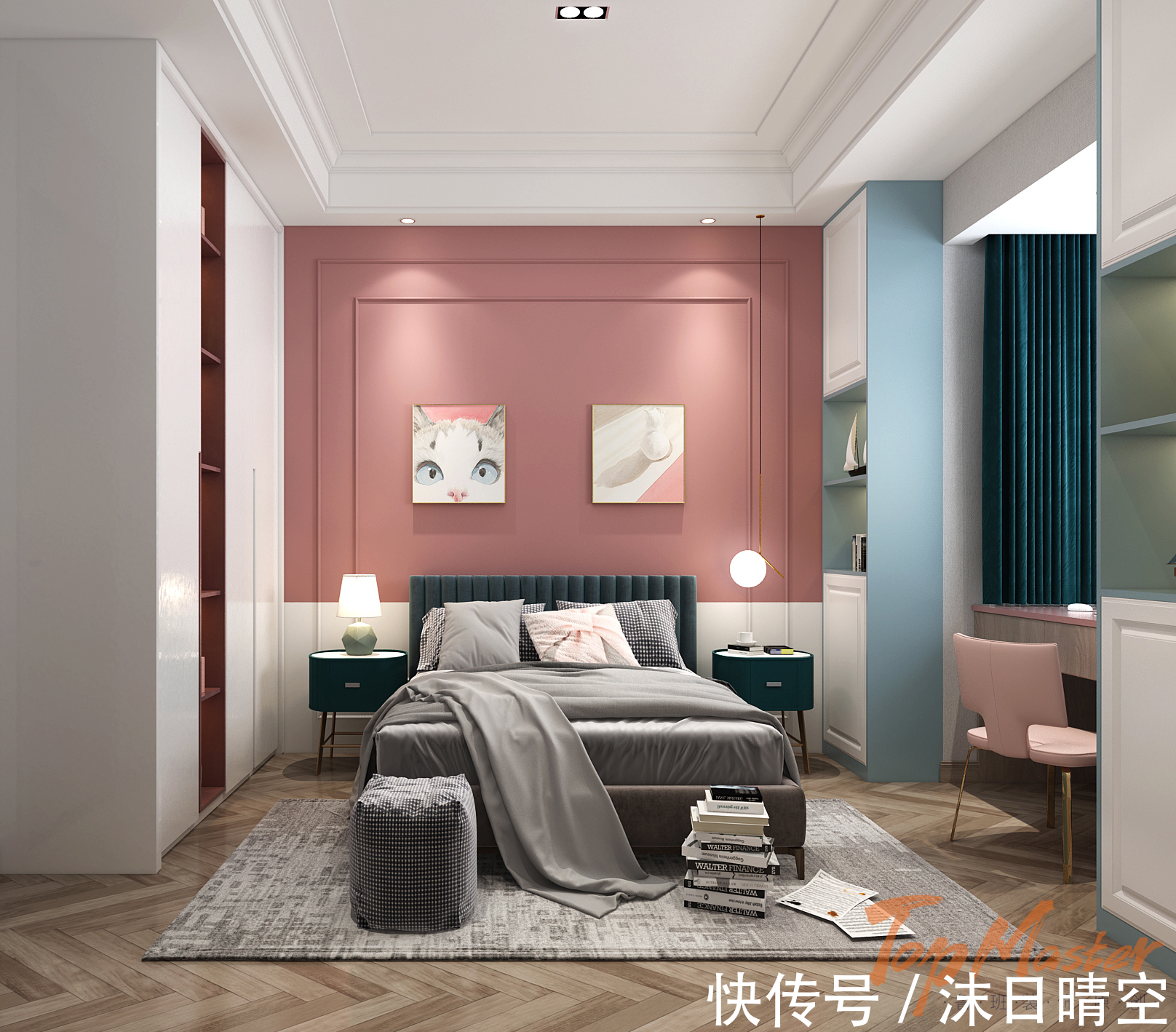 简欧风格|吾悦首府115㎡简欧风格，艺术的底蕴，文化的绽放