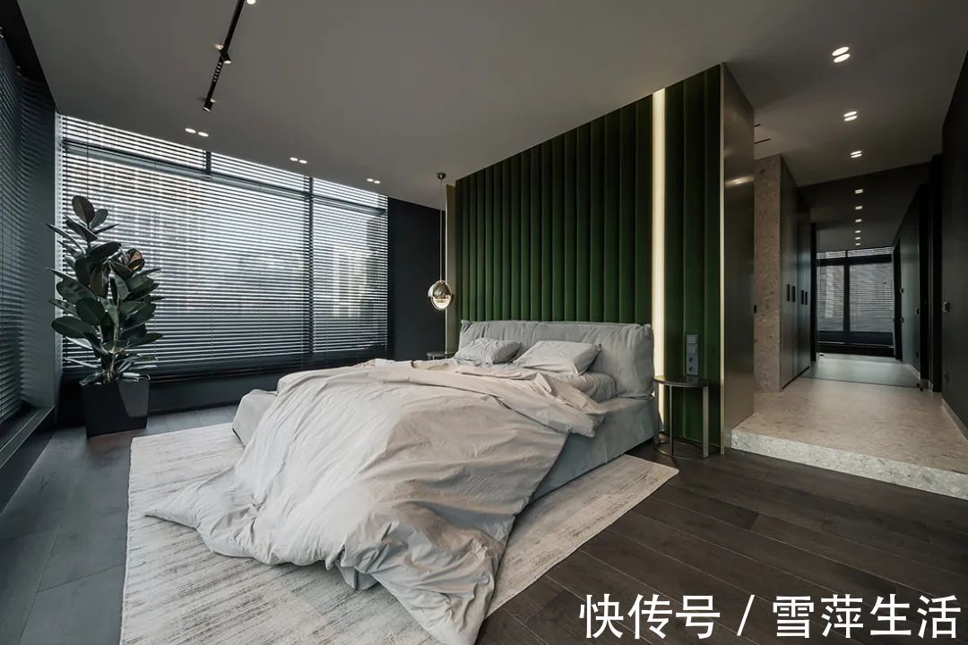 卫浴|130㎡现代极简,简洁低调的高级黑,轻奢大方高档次