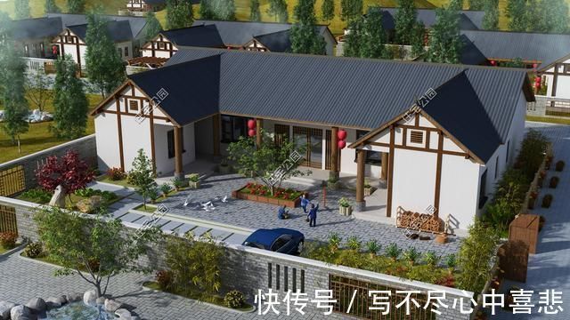 小知识|给农村父母盖养老房,这10套小平层真心不错,神龛堂屋火炕全都有