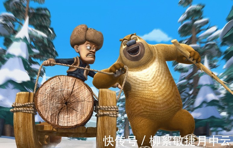 天才威|熊出没之怪兽计划没有离开过的搞笑童年,光头强身高成盲点