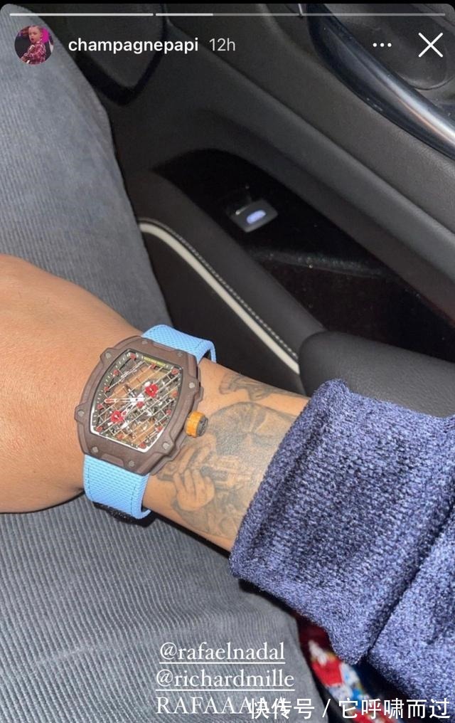 hearts Drake 亲自晒出稀有Richard Mille 奢华钟表!