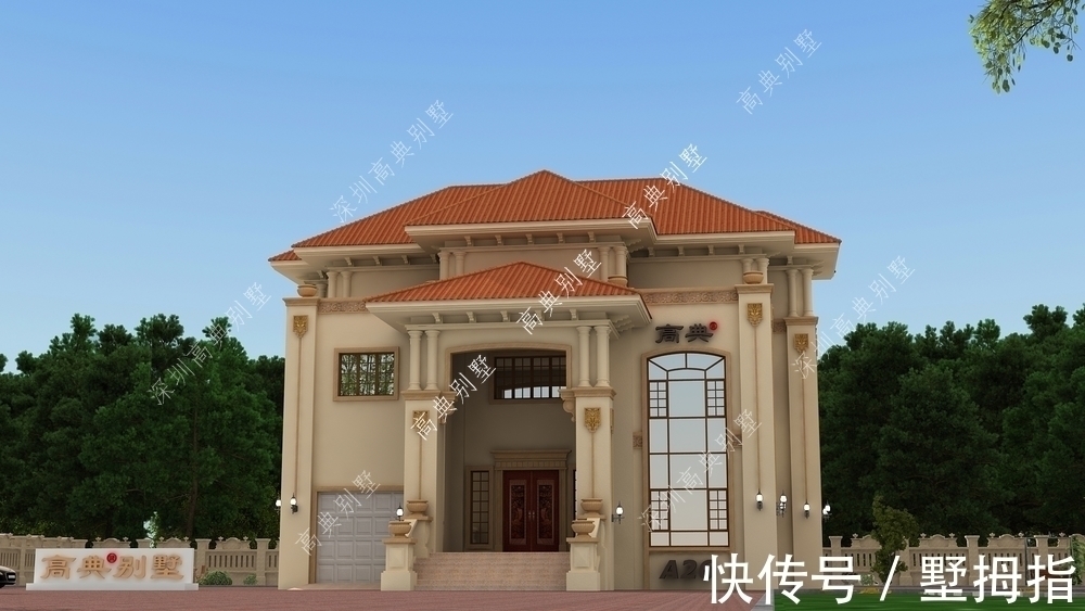 三层|这款欧式三层别墅,大气方正,是大众喜爱的风格。