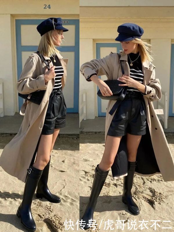 早春就要穿骑士靴，这三种“秀腿”搭法时髦精都爱，太飒爽性感了