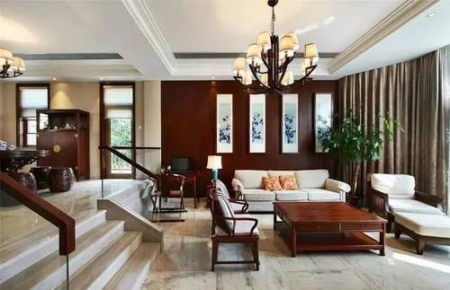 400平新中式独栋别墅,追求的是一种简约实用的美感