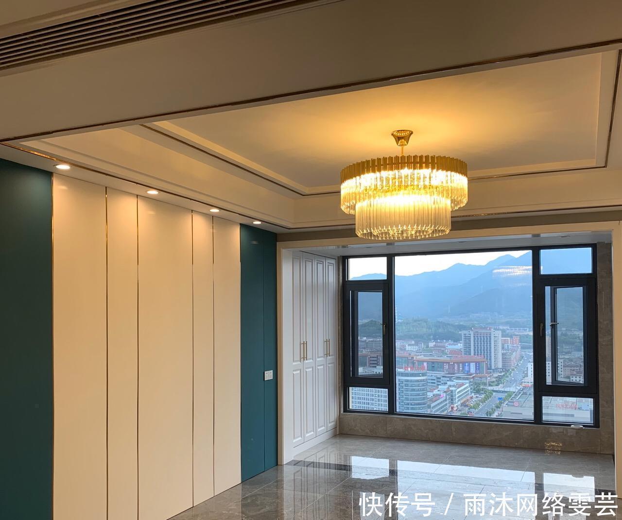 柜子|刚做完保洁的新房，还没家具就很漂亮，电视墙超喜欢，忍不住晒晒