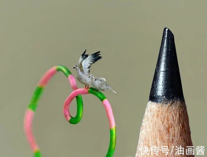 艺术家!小到离谱的微雕艺术,不比较不知道,一比较吓人一跳