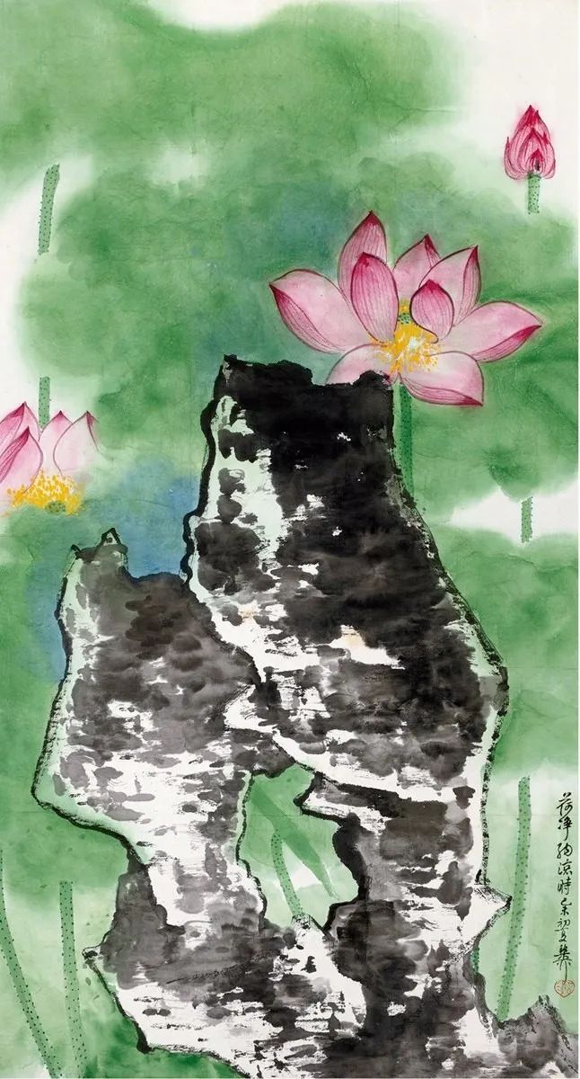 荷塘$谢稚柳的江南荷塘，美翻了