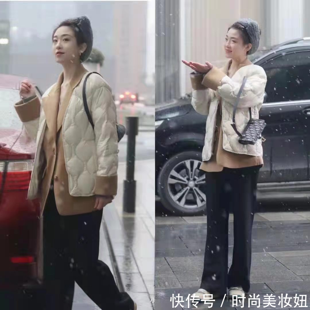 时尚博主|这才是中年“羽绒服”该有的穿搭,保暖藏肉显气质,50岁该学学