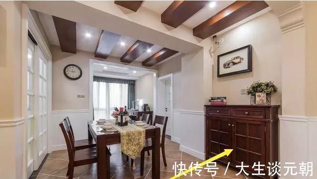 餐边柜|家里特别需要打柜子的8个地方,入住后就知道多实用了