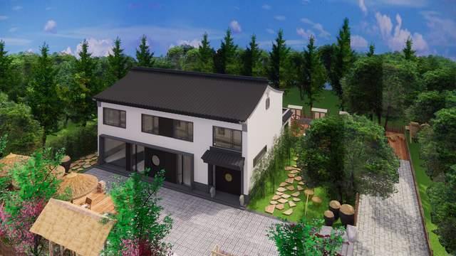 建一栋乡墅,居于青瓦白墙山水涧,从此不羡鸳鸯不羡仙