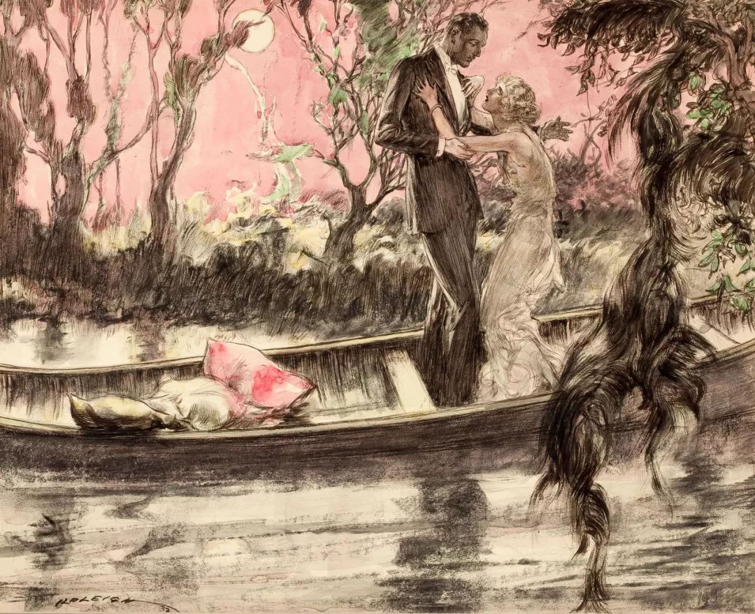 上流社会@美国最伟大的插画家,记录了上流社会的男男女女纸醉金迷的情景