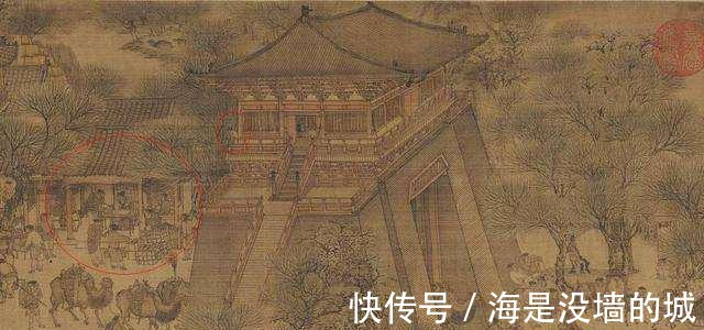 明本$以清明上河图宋本、明本、清院本三大版本对比,浅谈三朝城市区别