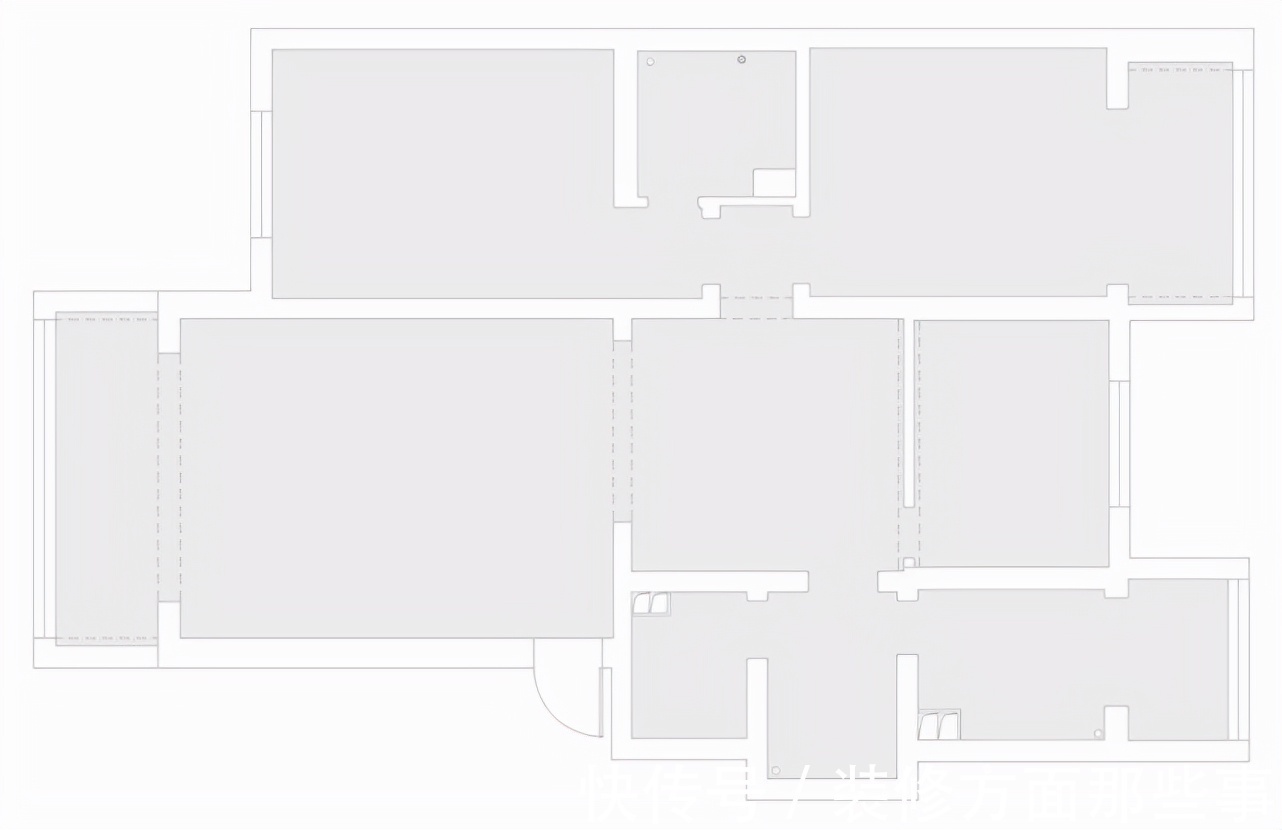 卫生间|112平北欧风三居室,把客房的隔墙打通,让整个空间通透起来