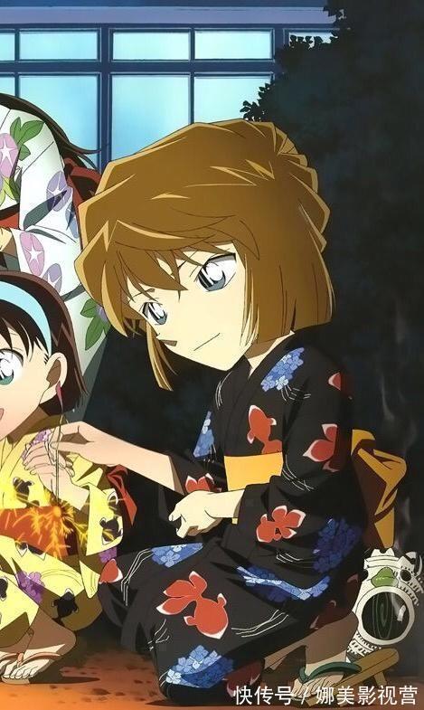 惊艳|名侦探柯南中灰原哀6大惊艳造型,最后一个最可爱!男生都会心动