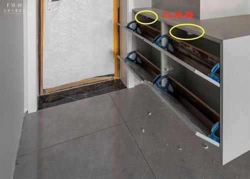 反弹器|进门距离太窄,师傅打了25公分深翻斗鞋柜,邻居:回家我就照学