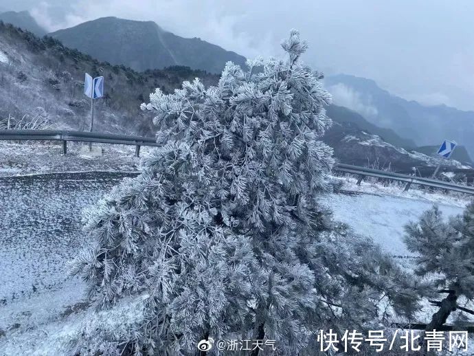 临安|浙江多地下雪！一地积雪厚度达3公分……