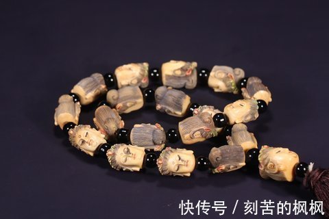 观音!老牙彩绘观音佛首手持