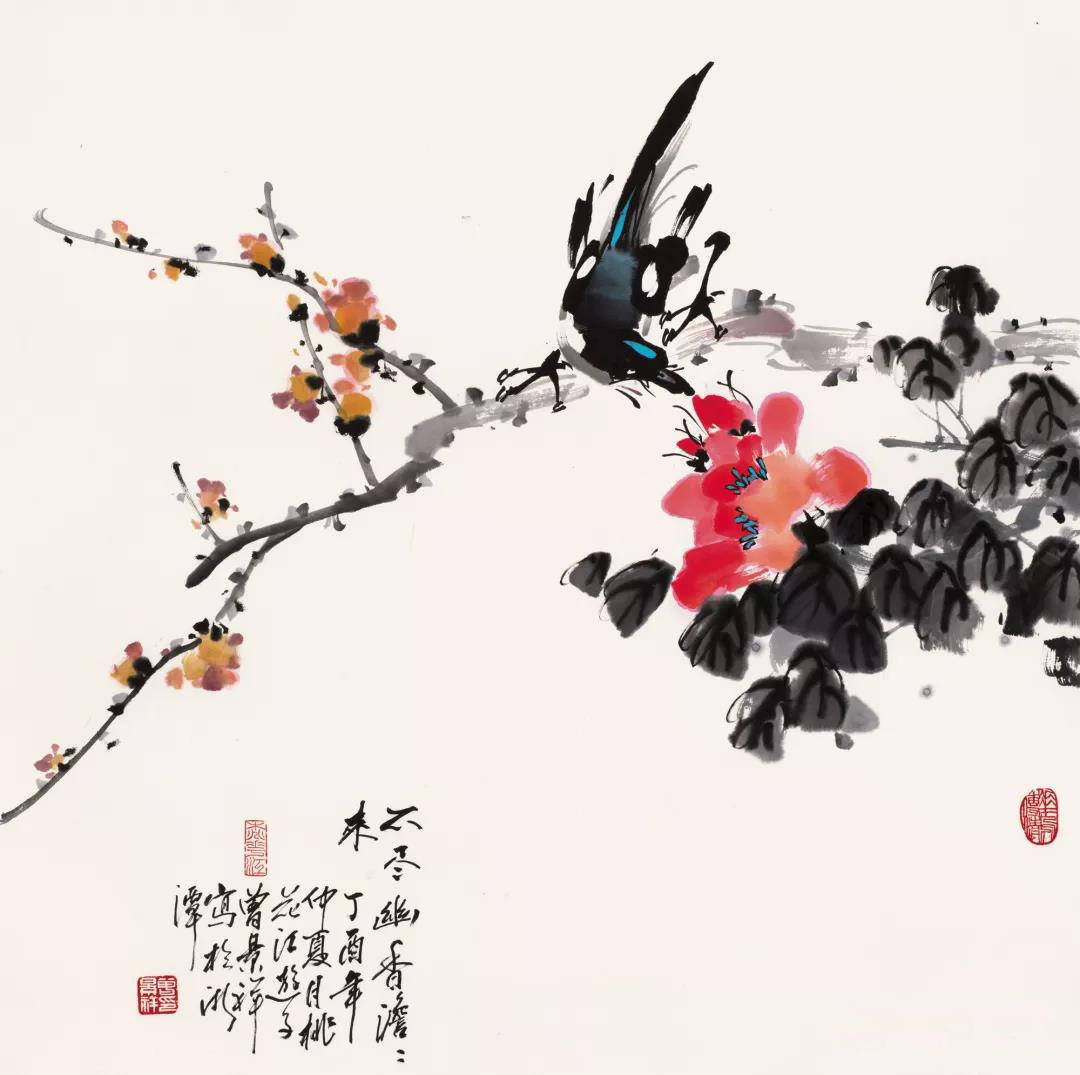 湘潭师范学院!翰墨丹青展风采——画家曾景祥花鸟画作品欣赏