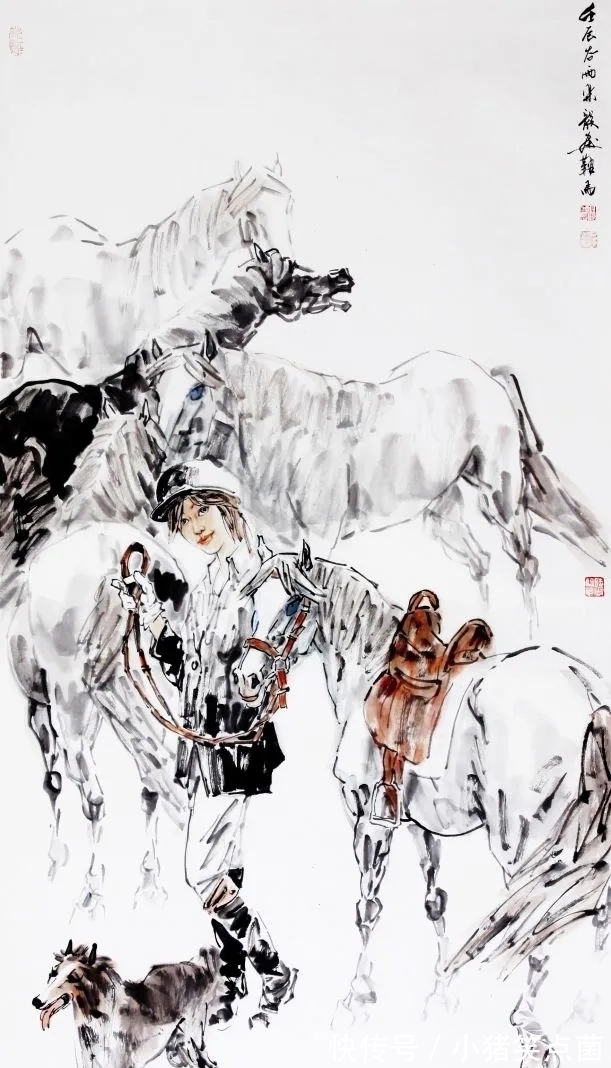 人观|他笔下的骏马,作品不落俗套,让人观之如闻其声