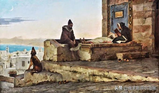 拉利@微妙而动人的油画，他画出了东方浪漫的神秘主义