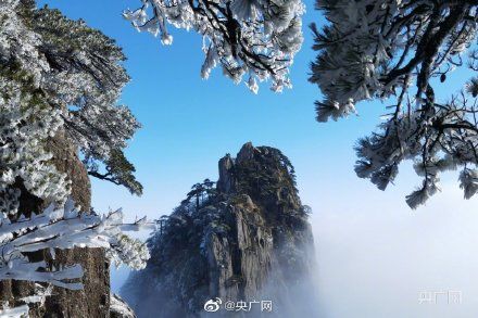 仙境|雪后黄山宛如仙境