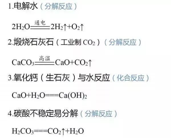 化学反应|初中化学7大反应类型总结