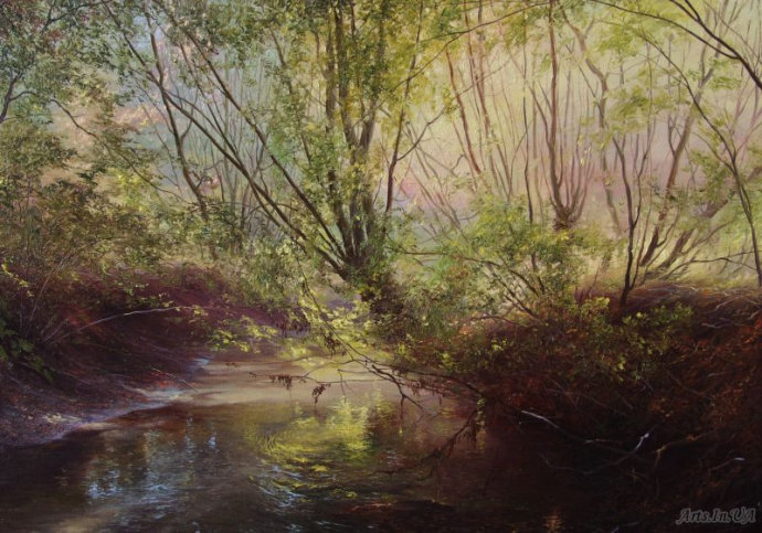 喀拉刨柯#乌克兰画家喀拉刨柯唯美油画,看了真享受!