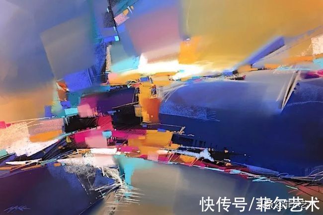 mich美国画家迈克尔风景油画作品用色大胆、明亮,传达出一种乐观精神