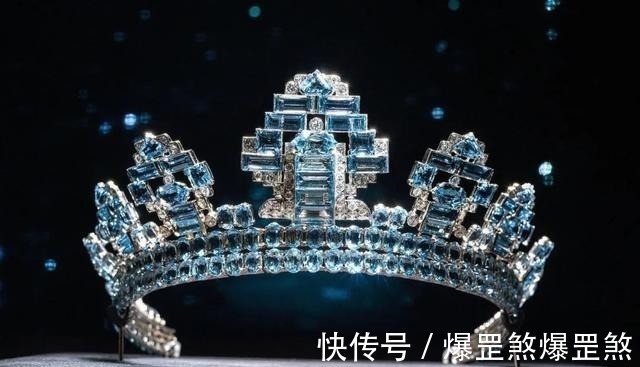 欧洲王室 欧洲王室偏爱海蓝宝项链和冠冕,只因人美海蓝宝石更美!