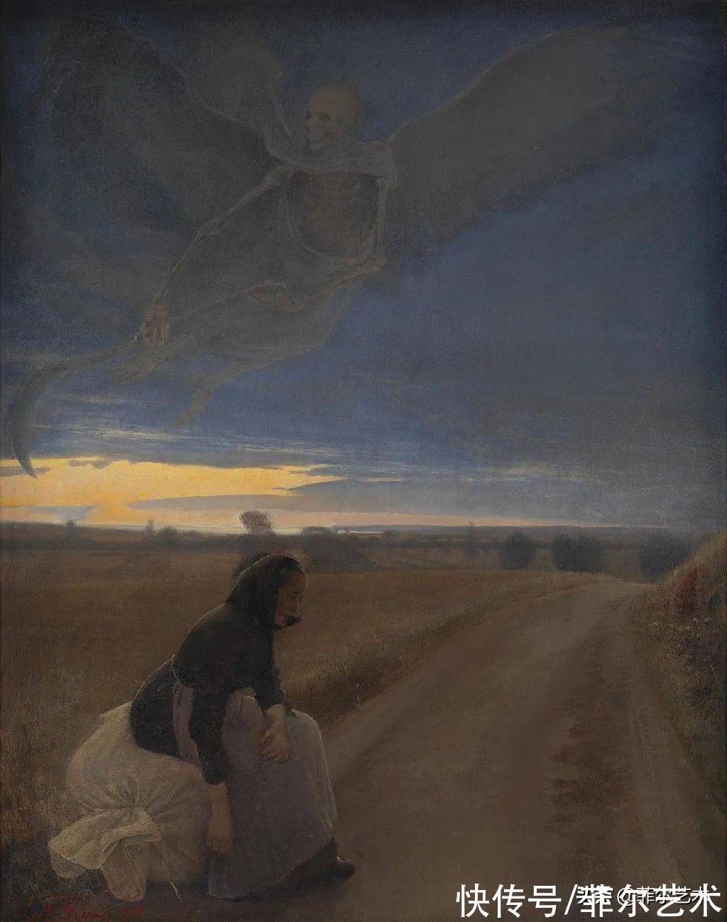 罗斯基勒·峡湾的夏日&丹麦不止有艺术大师哈默修依,画家LA Ring开创了象征主义的绘画