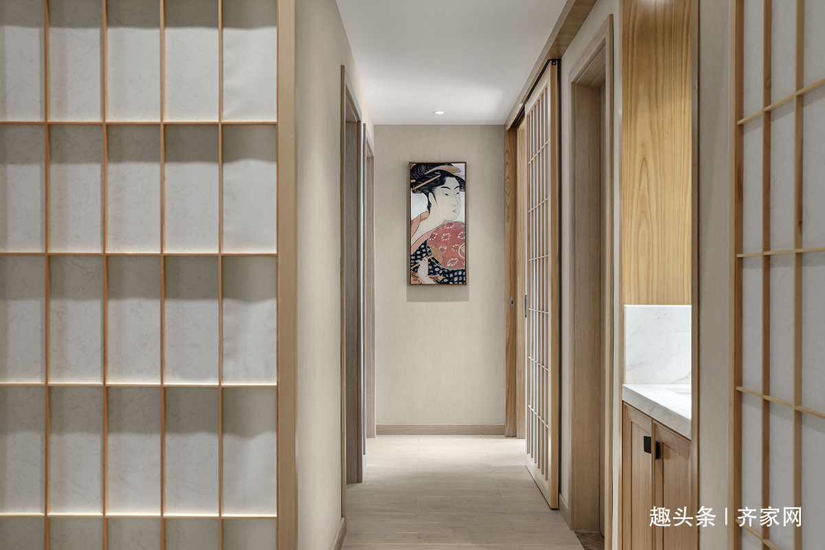 105㎡日式三居，淡雅简洁，清晰的线条，层次分明，扩容家中面积
