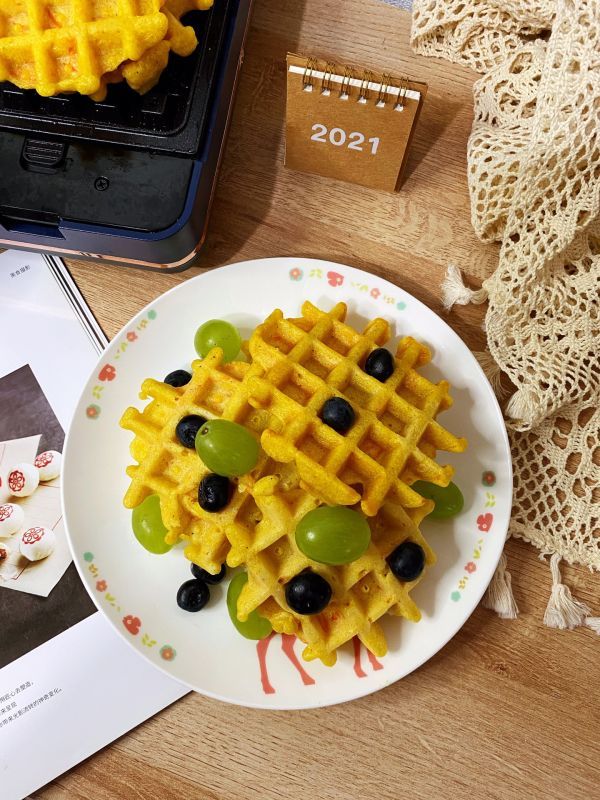 孩子|玉米面蔬菜华夫饼孩子大人都不会拒绝