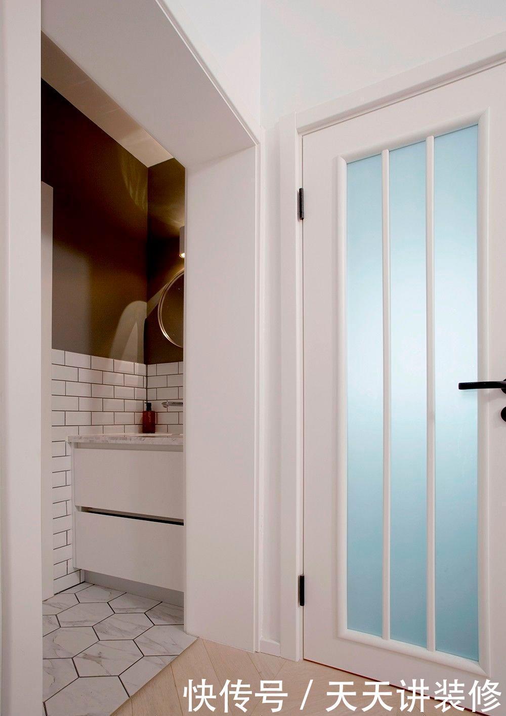 洗漱柜|55平小户型能怎么装？卧室功能强大，开放式衣柜太惊艳