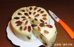 发糕|婆婆做发糕不用手和面，一双筷子就搞定！出锅后我不舍得切开！