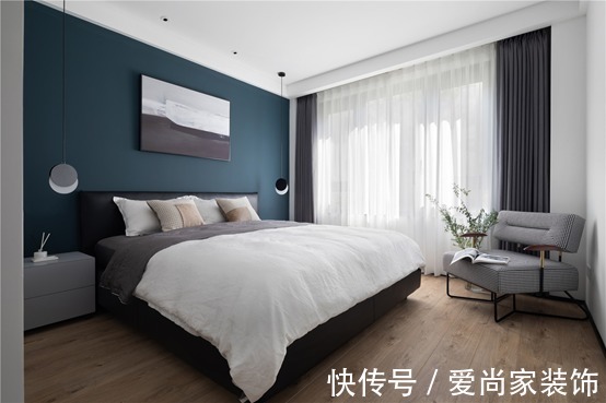 140㎡三居室现代风,无主灯设计的灰白相间更简约优雅|爱尚家装饰室内装修 | 简约